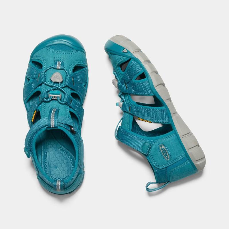 Sandalias Keen Seacamp II Cnx Para Niños Azules - Sandalias Keen Mexico (702941-ZDO)